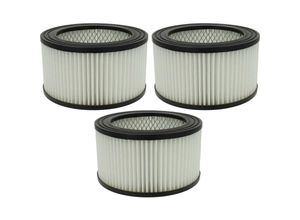 4068201563546 - Vhbw - 3x Staubsaugerfilter kompatibel mit Stayer BC1200D BC1200 BC800 Aschesauger - hepa Filter Allergiefilter