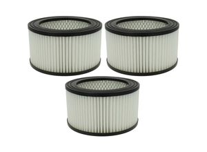 4068201563553 - Vhbw - 3x Staubsaugerfilter kompatibel mit vonroc VC507DC VC808AA Aschesauger - hepa Filter Allergiefilter