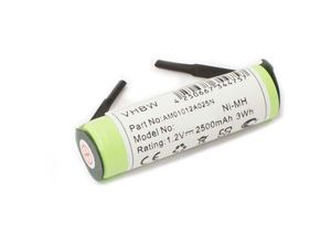 4068201567858 - 1x Akku kompatibel mit Braun EP60 EP80 EP100 EP50 Exact6 Memory 5601 elektrische Zahnbürste (2500 mAh 12 v NiMH) - Vhbw