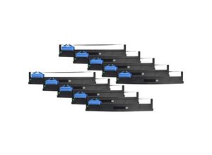 4068201569456 - vhbw 10x Farbband Schriftband Ersatz für Tally 99051 für Nadeldrucker Bondrucker - Schwarz