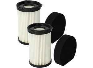 4068201787164 - Vhbw - 2x Lamellenfilter kompatibel mit Goodmans 356277 2 in 1 Vacuum Handstaubsauger Elektrobesen - Inkl Schwammfilter