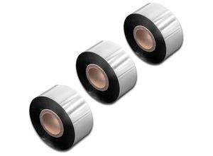 4068201798252 - 3x Thermotransfer-Band kompatibel mit tsc TTP-268M TTP-2610MT Drucker Etikettendrucker Wischfest 30 mm x 300 m Wachs Harz Schwarz - Vhbw