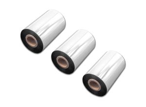 4068201801631 - 3x Thermotransfer-Band kompatibel mit Intermec Honeywell PX6i Drucker Etikettendrucker Wischfest 100 mm x 300 m Wachs Harz Schwarz - Vhbw