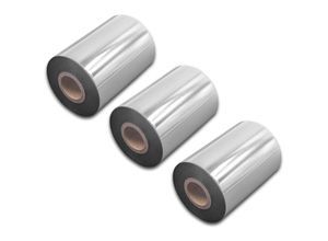 4068201803598 - 3x Thermotransfer-Band kompatibel mit Zebra XiIII XiII Xi4 XiIII plus Drucker Etikettendrucker Wischfest 90 mm x 300 m Wachs Harz Schwarz - Vhbw