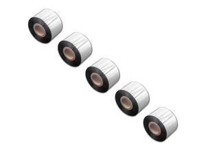 4068201809378 - 5x Thermotransfer-Band kompatibel mit tsc TTP-343 Plus TTP-342 Pro Drucker Etikettendrucker Wischfest 40 mm x 300 m Wachs Harz Schwarz - Vhbw 4068201809378 - 5x Thermotransfer-Band kompatibel mit tsc TTP-343 Plus TTP-342 Pro Drucker Etikettendrucker Wischfest 40 mm x 300 m Wachs Harz Schwarz - Vhbw