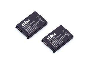 4068201813498 - vhbw 2x Akku Ersatz für Telekom V30145-K1310-X250 V30145-K1310-X229 für schnurlos Festnetz Telefon (1300 mAh 37 V Li-Ion)