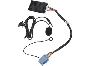 4068201833632 - Bluetooth Adapter kompatibel mit Audi A3 2001-2006 Symphony 1 Navigation Plus 2 (ohne mmi) Autoradio - Inkl Mikrofon Klinkenkabel + Clip - Vhbw