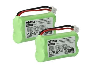 4068201886508 - 2x Akku Ersatz für V30145-K1310-X383 für schnurlos Festnetz Telefon (700 mAh 24 v NiMH) - Vhbw