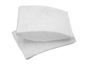 4068201902574 - Vhbw - Set 2x Schutzvlies kompatibel mit Dirt Devil Popster Staubsauger - Schutzfilter Weiß