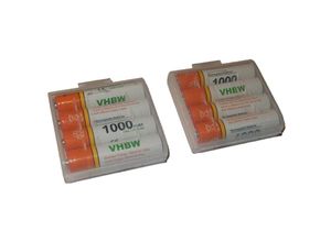 4068201905742 - 8x aaa Micro Akku kompatibel mit Funkwerk DECT80 D150R D130 schnurlos Festnetz Telefon (1000 mAh 12 v NiMH) - Vhbw