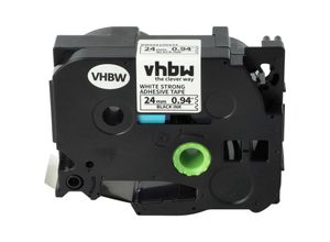 4068201909351 - vhbw 1x Schriftband-Kassette kompatibel mit Brother PT H500LI H500 P700 E800W Etiketten-Drucker 8m x 24mm Schwarz auf Weiß Extra Stark Laminiert 4068201909351 - vhbw 1x Schriftband-Kassette kompatibel mit Brother PT H500LI H500 P700 E800W Etiketten-Drucker 8m x 24mm Schwarz auf Weiß Extra Stark Laminiert