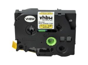 4068201926044 - 1x Schriftband-Kassette Ersatz für Brother HS641 AHS-641 für Etiketten-Drucker 15m x 177mm Schwarz auf Gelb Schrumpfschlauch-Kassette - Vhbw 4068201926044 - 1x Schriftband-Kassette Ersatz für Brother HS641 AHS-641 für Etiketten-Drucker 15m x 177mm Schwarz auf Gelb Schrumpfschlauch-Kassette - Vhbw