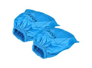 4068201946110 - 2x Textilfilter kompatibel mit Matrix vc 1000-15L em-vc 1200-20L Staubsauger Nass- Trockensauger - Stoffbeutel Abwaschbar Blau - Vhbw