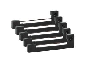 4068201947841 - Vhbw - 5x Farbband Schriftband kompatibel mit dh Tech dp DPN-250-24 DPN-250-32 DPN-250-40 DPN-260 Nadeldrucker Bondrucker - Lila