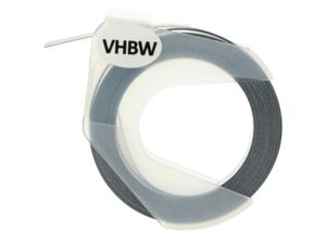 4068201948794 - vhbw 1x 3D Prägeband-Schriftband-Kassette kompatibel mit Dymo Xpress 12965 Xpress Pro 12966 Etiketten-Drucker 3m x 9mm Weiß auf Schwarz