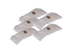 4068201987281 - 50x Staubsaugerbeutel kompatibel mit Lorito Compacto 9 Compacto 6 GS20 S11 Base 101 (200) Staubsauger - Mikrovlies 75cm x 17cm Weiß - Vhbw