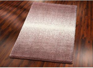 4068222060369 - Hochflor-Teppich ANDAS Gierslev Teppiche Gr B L 120 cm x 170 cm 30 mm 1 St rosa (rosé) Esszimmerteppiche moderner Farbverlauf weich & kuschelig Wohnzimmer