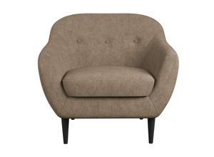 4068222082880 - Sessel HOME AFFAIRE Roni Gr Microfaser B H T 87 cm x 83 cm x 84 cm braun Home Affaire Wellenunterfederung für hohen Sitzkomfort Massivholzfüße