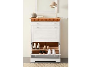 4068222135340 - Home affaire Schuhschrank »Lisa« mit 1 Schubkasten und 2 Klappen Höhe 105 cm Breite 75 cm 4068222135340 - Home affaire Schuhschrank »Lisa« mit 1 Schubkasten und 2 Klappen Höhe 105 cm Breite 75 cm