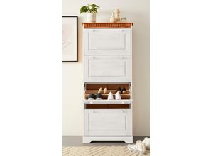 4068222135371 - Home affaire Schuhschrank »Lisa« mit 4 Klappen Höhe 172 cm Breite 75 cm 4068222135371 - Home affaire Schuhschrank »Lisa« mit 4 Klappen Höhe 172 cm Breite 75 cm