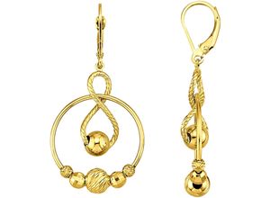 4068222178200 - Paar Ohrhänger FIRETTI Schmuck Geschenk Gold 375 Ohrschmuck Ohrringe Infinity Unendlichkeit Gr Gelbgold 375 gelb (gelbgoldfarben) Damen Ohrhänger