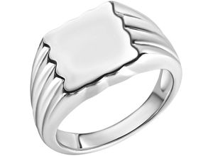 4068222178873 - Siegelring FIRETTI Schmuck Geschenk Silber 925 Fingerring Silberring Fingerringe Gr 19 Silber 925 (Sterlingsilber) 3 mm silberfarben Damen Siegelringe