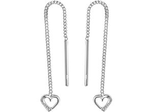 4068222179061 - Paar Ohrhänger FIRETTI Schmuck Geschenk Ohrringe Herz Silber 925 Gr Silber 925 (Sterlingsilber) silberfarben Damen