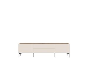 4068222188469 - TV-Board PLACES OF STYLE Sky45 Sideboards Gr B H T 206 cm x 56 cm x 47 cm Breite 206 cm 2 St beige (cashmere farbe) Lackiert mit wasserbasiertem UV-Lack