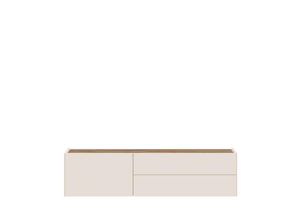 4068222188476 - TV-Board PLACES OF STYLE Sky45 Sideboards Gr B H T 148 cm x 56 cm x 47 cm Breite 148 cm 2 St beige (cashmere farbe) Lackiert mit wasserbasiertem UV-Lack