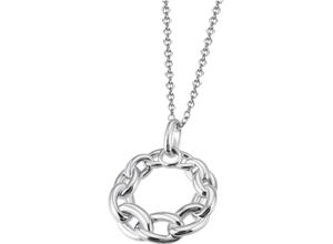 4068222195023 - Kette mit Anhänger FIRETTI Schmuck Geschenk Silber 925 Halsschmuck Halskette Kreis Kettenglieder Halsketten Gr Silber 925 (Sterlingsilber) Länge 45 cm Breite 12 mm silberfarben Damen Ketten mit Anhänger