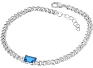 4068222196914 - Armband FIRETTI Schmuck Geschenk Silber 925 Armschmuck Armkette Armbänder Gr Silber 925 (Sterlingsilber) bunt (silberfarben dunkelblau dunkelblau) Damen mit Zirkonia (synth)