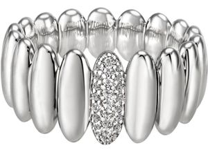 4068222199212 - Fingerring FIRETTI Schmuck Geschenk Silber 925 Silberring Ring Stäbchen Fingerringe Gr 52 Silber 925 (Sterlingsilber) 72 mm silberfarben (silberfarben kristallweiß kristallweiß) Damen Fingerringe mit Zirkonia (synth)