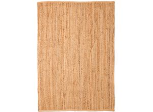 4068222199861 - Teppich ANDAS Bjarka Teppiche Gr B L 200 cm x 200 cm 10 mm 1 St beige (natur) Esszimmerteppiche meliert 100% Jute handgewebt auch als Läufer & in rund erhältlich