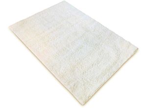 4068222272335 - Hochflor-Teppich MY HOME Jara Teppiche Gr B L 160 cm x 230 cm 30 mm 1 St beige (cream) Esszimmerteppiche Shaggy Uni Farben weiche Qualität Wohnzimmer