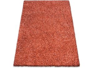 4068222272380 - Hochflor-Teppich MY HOME Jara Teppiche Gr B L 160 cm x 230 cm 30 mm 1 St orange (terra) Esszimmerteppiche Shaggy Uni Farben weiche Qualität Wohnzimmer