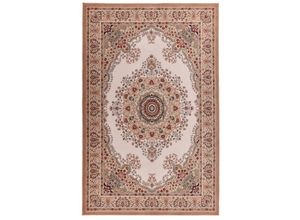 4068222296065 - Wollteppich HOME AFFAIRE Oriental D3 Teppiche Gr B L 66 cm x 120 cm 10 mm 1 St beige Orientalische Muster reine Wolle Orient-Optik Wohnzimmer