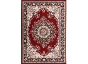 4068222296119 - Wollteppich HOME AFFAIRE Oriental D3 Teppiche Gr B L 133 cm x 190 cm 10 mm 1 St rot Orientalische Muster reine Wolle Orient-Optik Wohnzimmer