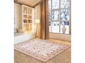 4068222296256 - Orientteppich HOME AFFAIRE Oriental D2 Teppiche Gr B L 66 cm x 120 cm 10 mm 1 St beige Orientalische Muster reine Wolle Orient-Optik Wohnzimmer