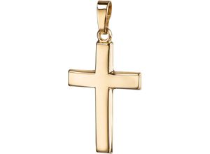 4068222312932 - Ketten-Anhänger FIRETTI Schmuck Geschenk Gold 750 Halsschmuck Anhänger Kreuz Schmuckanhänger Gr Gelbgold 750 08 g gelb (gelbgoldfarben) Damen Anhänger Made in Germany