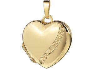 4068222313298 - Medallion-Anhänger FIRETTI Schmuck Geschenk Gold 333 Halsschmuck Anhänger Herz zum Öffnen Schmuckanhänger Gr Gelbgold 333 184 g gelb (gelbgoldfarben) Damen Anhänger Made in Germany