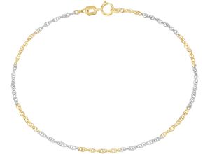 4068222436256 - Goldarmband FIRETTI Schmuck Geschenk Gold 333   585 Armschmuck Armband Singapur bicolor Armbänder Gr Gelbgold 333 goldfarben (gelbgoldfarben weißgoldfarben) Damen Armbänder Gold