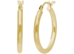 4068222540595 - Paar Creolen FIRETTI Schmuck Geschenk Gold 585 Ohrschmuck Ohrringe Ohrringe Gr Gelbgold 585 goldfarben (gelbgoldfarben) Damen