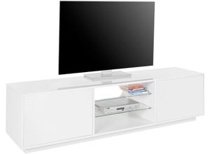 4068222555209 - TV-Board INOSIGN bloom Sideboards Gr B H T 180 cm x 46 cm x 414 cm weiß (weißhg) TV-Lowboards Breite ca 180 cm