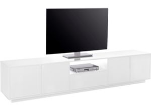 4068222555230 - TV-Board INOSIGN bloom Sideboards Gr B H T 220 cm x 46 cm x 414 cm 1 weiß (weißhg) TV-Lowboards Breite ca 220 cm