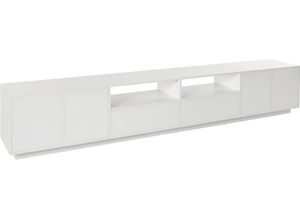 4068222555261 - TV-Board INOSIGN bloom Sideboards Gr B H T 260 cm x 46 cm x 414 cm 2 weiß (weißhg) TV-Lowboards Breite ca 260 cm