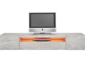 4068222555599 - Lowboard INOSIGN Egypt Sideboards Gr B H T 200 cm x 36 cm x 40 cm grau (beton optik matt) Lowboards Breite 200 cm