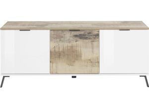 4068222558613 - Lowboard INOSIGN CASANOVA Sideboards Gr B H T 150 cm x 60 cm x 40 cm weiß (weiß pereira) Lowboards Breite ca 150 cm