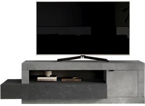 4068222610175 - Lowboard INOSIGN Freedom Sideboards Gr B H T 159 cm x 49 cm x 42 cm 1 grau (beton optik bleigrau (piombo)) Lowboards Breite 159 cm mit 1 Tür und Schubkasten