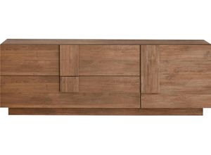 4068222611899 - Lowboard INOSIGN Jupiter TV-Bank Sideboards Gr B H T 181 cm x 63 cm x 44 cm 2 braun (mercure nb holzstruktur) Lowboards Breite 181 cm mit 2 Schubkästen