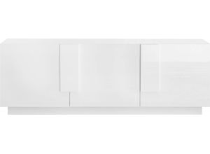 4068222611905 - Lowboard INOSIGN Jupiter Sideboards Gr B H T 181 cm x 63 cm x 44 cm weiß (weiß hochglanz lack) Lowboards Breite 181 cm mit 3 Türen